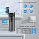 HnadFan Wasserflasche, wiederverwendbare Sportwasserflasche aus BPA-freiem Tritan mit USB Ventilator 2600 mAh batteriebetrieben, geeignet für Fitnessstudio, Camping, Büro