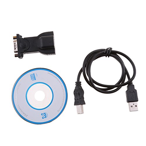 Baoblaze Hign Qualidade USB Para RS232 9 Pinos DB9 Cabo Conversor Masculino Serial