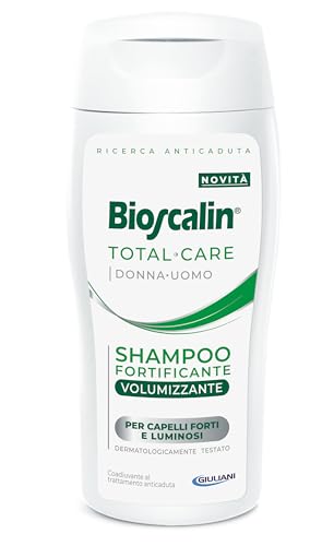 Bioscalin TOTAL•CARE Shampoo Fortificante e Volumizzante, Favorisce il Benessere dei