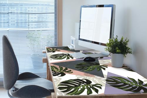 Sous-main de bureau protection surfaces vinyle pvc 120x60 cm