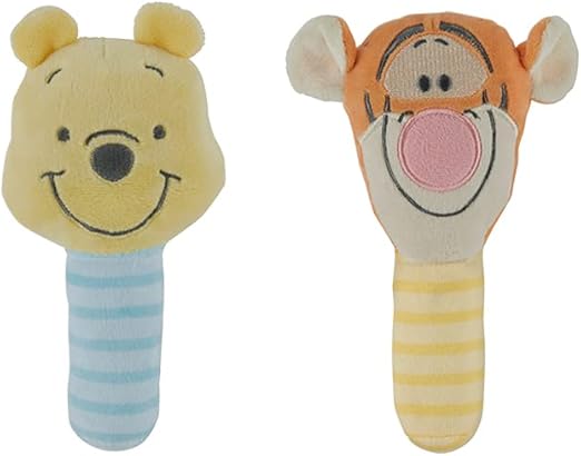 Amazon.com : Disney Winnie The Pooh and Tigger Assorted Plush Lovie ...