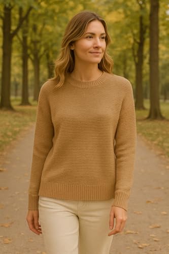 Women Casual Long Sleeve Winter Sweater/Knitted Sweater/Simple Soft and Cozy Sweater/Pullover Comfortable Sweater3