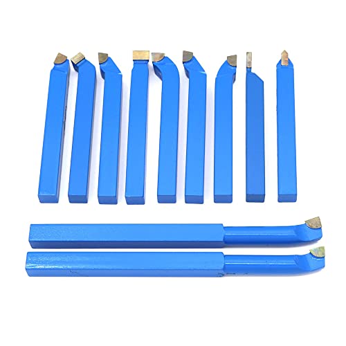 Kit 11 piezas de herramientas para torno de metal con punta de carburo miniatura 1