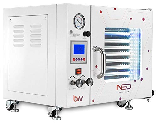 0.9 Cubic Foot BVV Neocision Certified Lab Vacuum Oven, 5 Wall Heating, LED\'s, 8 Shelves Standard
