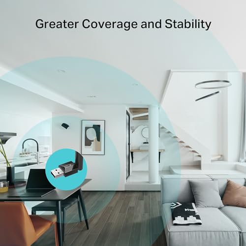 Image of TP-Link USB Bluetooth Adapter for PC, Bluetooth 5.3 Long Range Receiver, Plug and Play, Adjustable Antenna, Supports Windows 11 /10 /8.1 /7 for Desktop, Laptop, Keyboard, Mouse, etc (UB500 Plus)