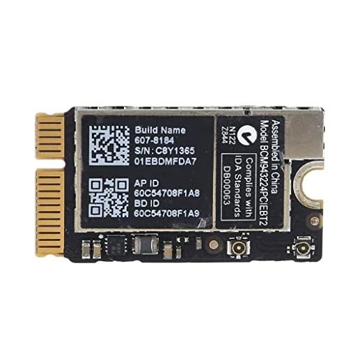 WLAN-kort WLAN-stick, BCM943224PCIEBT2 2.4/5G WiFi BT 4.0 Mini PCIe nätverkskort för Mac OS MacBook från Ontracker