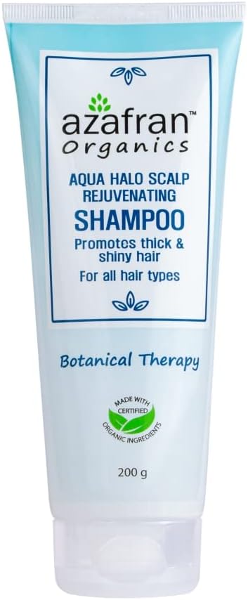 AzafranOrganics Aqua Halo Scalp Rejuvenating Shampoo, 200 g