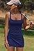 Nirovien Athletic Dress for Women Romper Dresses for Women Workout Dress with Built in Shorts Golf Dresses(Midnight Blue,S)