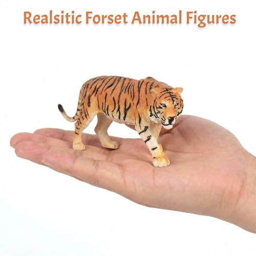 Image of SHAKTISM Farm Animal Toys Set - Realistic Farm Animal Figures for Kids, Educational Playset for Ages 3+ - Durable Plastic Toy Animals for Preschool & Toddler Learning (12038 Animal Kigdom)