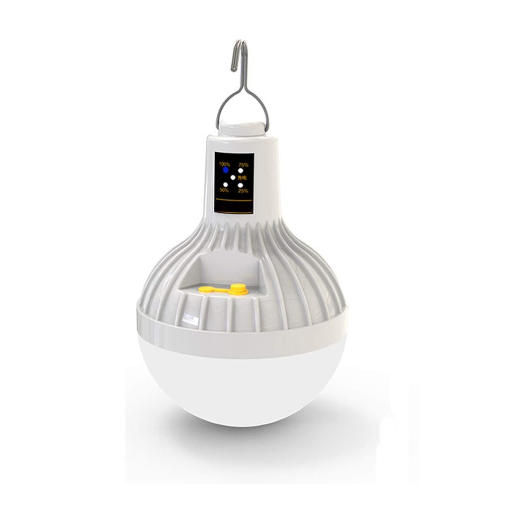 Lampadina LED portatile, ricarica di emergenza, ricaricabile tramite USB, per campeggio, patio, giardino, barbecue, uso esterno