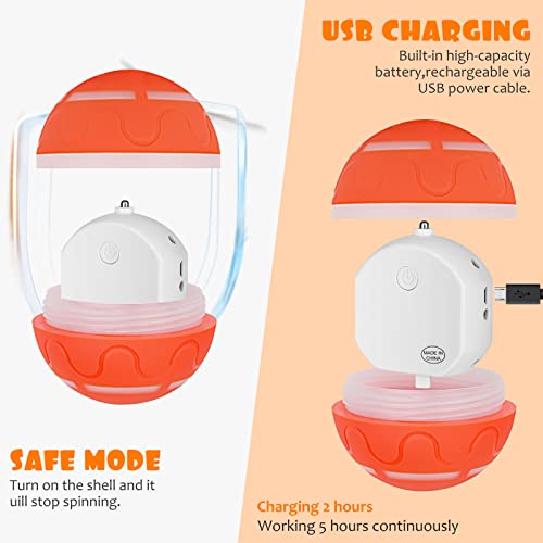 Ajczdcfz Interactive Dog Toy Ball,Active Rolling Ball For Dogs,With Remote Control,Rechargeable Automatic Bounce Rolling Smart Rubber Dog Ball,Chew Toy Suitable For Medium Small Large Dog. #TOP3