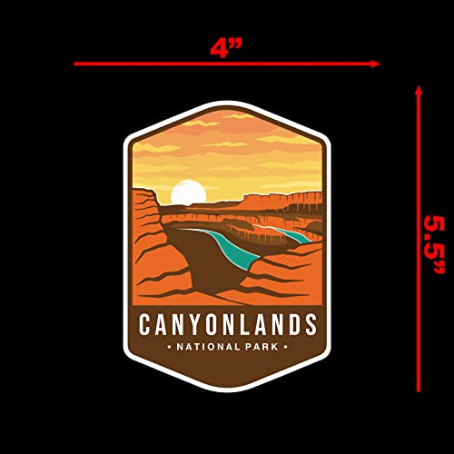 Image of Canyonlands National Park Sticker Decal Notebook Car Laptop 4 inchx5.5 inch (Color)
