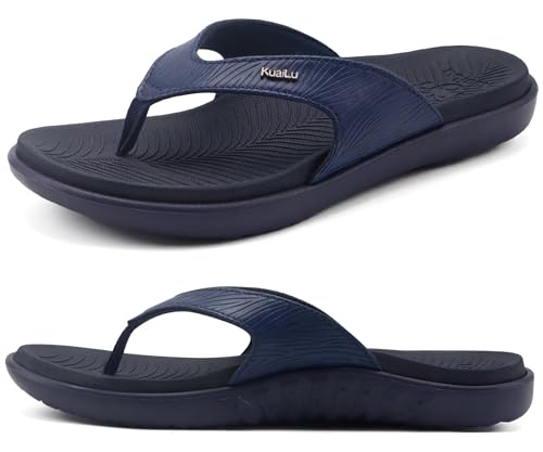 Image of KuaiLu Women's Orthotic Arch Support Flip Flop Sandals