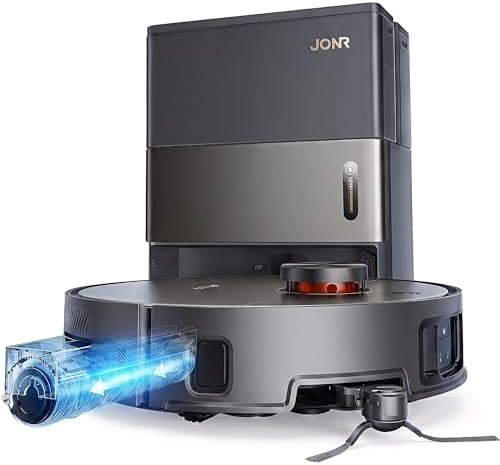 （22:30時点） JONR X9 PRO ロボット掃除機 コードレス 床掃除・加圧スクラブ・水拭き・水回収 20000Pa吸力 お掃除ロボット 乾湿両用 エッジ清掃 自動ゴミ収集 ローラーモップ AI認識 毛絡み除去システム3.0 全自動 常時洗浄 自動給水 除菌 モップ温水洗浄・乾燥 AI障害物回避 落下防止システム Alexa対応 伸縮サイドブラシ 大容量紙パック アプリ操作 予約清掃 ペット家庭で大活躍
