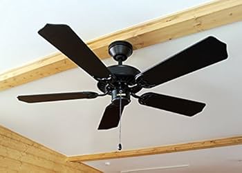 Amazon | 東京メタル工業 シーリングファン ブラック 薄型 大風量