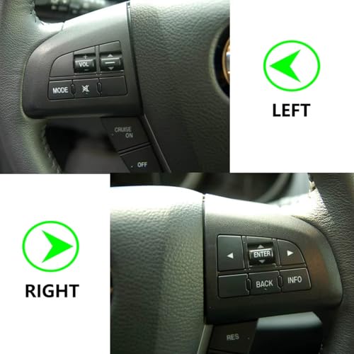 Bouton commande volant Mazda avec kit interrupteur rétroéclairé précis - 5