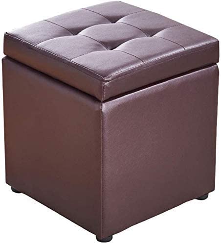 Coffre de rangement en similicuir pour ranger les jouets et détendre vos pieds