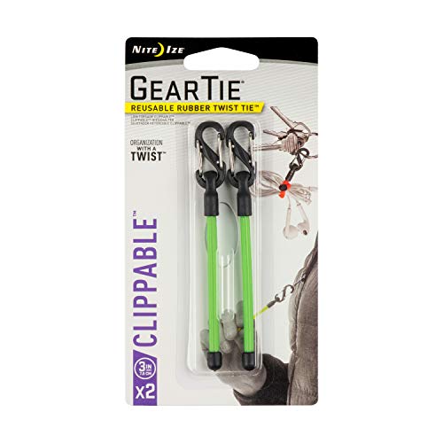 Preisvergleich Produktbild Nite Ize Kabelbinder Gear Tie Clippable, Grün, S