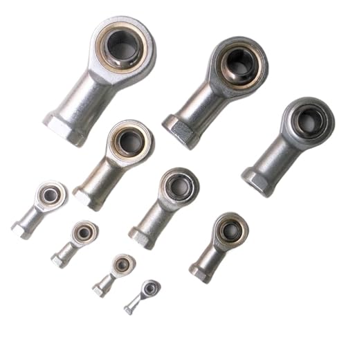 WUZDPRCJ 10pcs SITK-M5 Right Hand Thread Female Threaded Joint Bearing M5X0.8 Spherical Plain Bearing Fisheye Joint