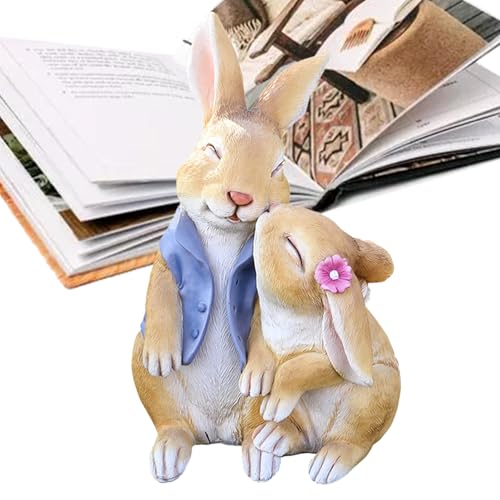 Cartoon Kaninchen -Bilder - Outdoor Rasen Figuren, Garten Hof Kunst Tier Skulpturen | Wetterfeste...