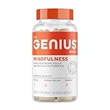 The Genius Brand Genius Mindfulness - Brain Health Supplement - Supports Healthy Mindsets - Calm, Energy, Memory & Focus Support - Ashwagandha, NeuroFactor & More - 30 Veggie Pills