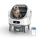 Selbstreinigende Katzentoilette, oben offen, Geruchskontrolle, automatische Katzentoilette, große Kapazität mit App-Steuerung und Sicherheitssensor, Nekocustos, mit Müllbeutel