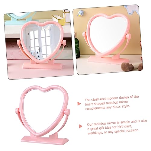 Espejo de Mesa para Maquillaje en Forma de Corazón miniatura 5