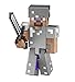 Mattel Minecraft Diamond Level Steve Action Figure & Die-Cast Accessories, Collectible Toy Inspired by Video Game, 5.5 inch