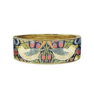 RainCaper Fine Art Hinged Cuff Bangle Bracelet for Women | One size fits most, Durable Glossy Finish