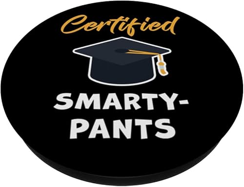 Miniatura 2 de Smarty-Pants certificados  PopGrip intercambiable para estudiantes y profesores de graduación