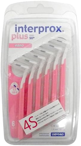 Plus Interdental Brush 6 Count (4S (Pink)