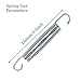 GLEEJON 40PCS 5.5 Inch Heavy Duty Trampoline Springs, Galvanized Steel Spring Replacement with T Hook, Trampoline Replacement Hardware for Skywalker, JumpKing, Upperbounce, Skybound