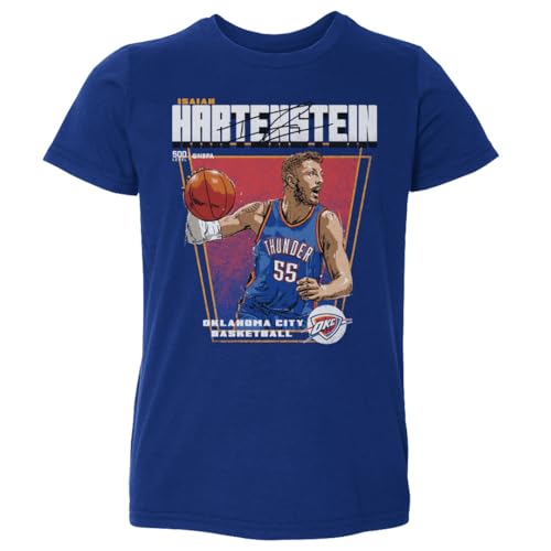 500 LEVEL Isaiah Hartenstein Oklahoma City Thunder Toddler Shirt - Isaiah Hartenstein Oklahoma City Thunder Premiere WHT (Royal Blue, 4T)