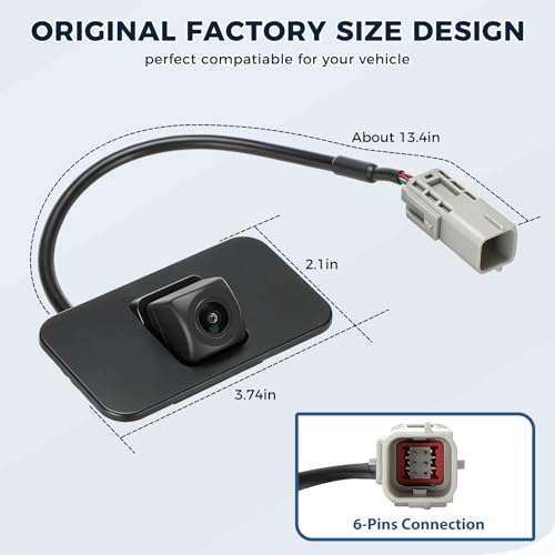 Image of Backup Camera Fit for Cadillac Escalade ESV,Fit for Chevy Tahoe Suburban,Fit for GMC Yukon Denali 2015-2020 Rear View Park Assist Camera Replace 23378804 23404613 23432248