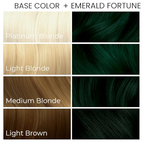 Image of ARCTIC FOX Semi-Permanent Hair Color Emerald Fortune - Vegan - 2 x 5.6 oz