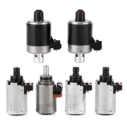 Refurbished 722.6 5-Speed Automatic Transmission Solenoid Set 6 Pcs Compatible with 1994-05 Mercede-s Ben-z C E S ML CL A1402770398