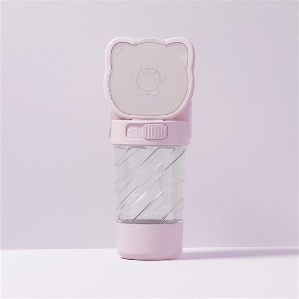 XAGMODSHN Dog Water Bottle Travel Portable Pet Drinking Cup with Feeding Function for Pets Outdoor Walking Traveling Hiking