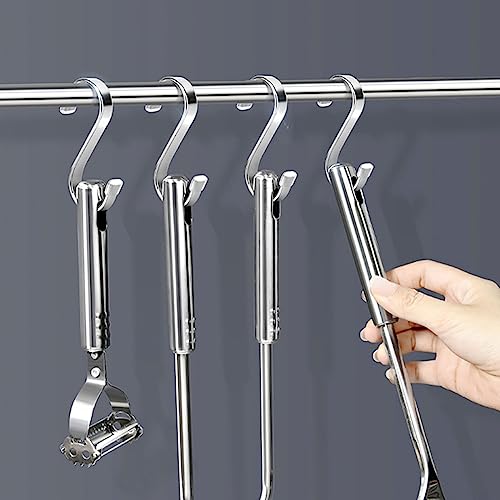 WEERSTONE Confezione da 18 ganci a S in acciaio