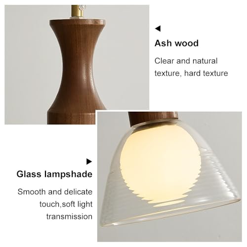 Lámpara colgante europea para cenas acogedoras sobre madera 5