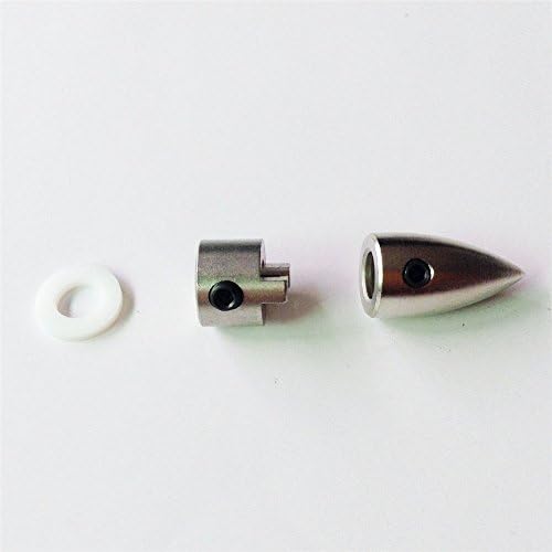 1Set Silver Drive Dog Prop Nut Teflon Washer for 3/16"(4.76MM) Shaft RC Boat
