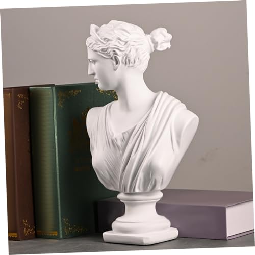 Statue de buste en résine pour décorer un bureau ou une bibliothèque - 3