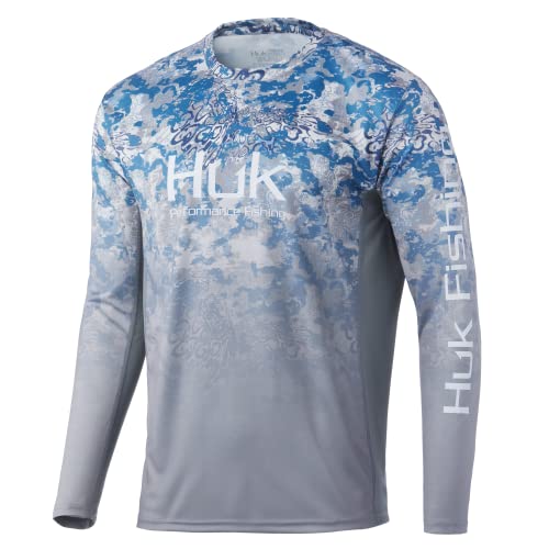 Image of HUK Men's Icon X Long Sleeve Shirt, Performance Fishing Shirt