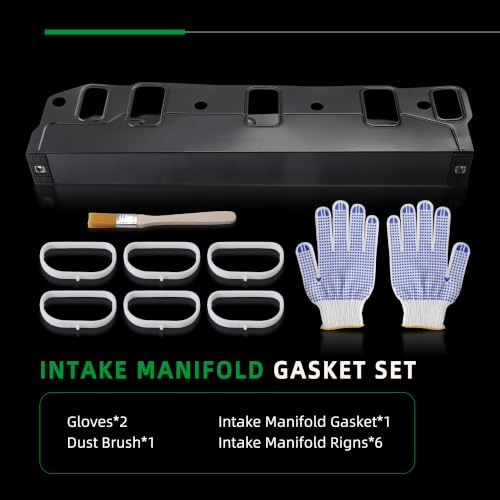 Image of Intake Manifold Gasket Set, for Jeep Wrangler 2007-2011, for Dodge Caravan /Grand Caravan 2001-2010, for Chrysler Town & Country /Voyager 2001-2010, 3.8 /3.3L, OE, MS92808-1