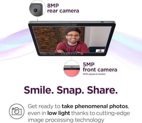 Image of Lenovo Chromebook Duet Gen 9 11 inch FHD+ 2-in-1 Tablet Touchscreen Laptop (8-Core MediaTek Kompanio 838, 4GB, 64GB eMMC + 64GB SD Card, Detachable Keyboard) 8MP Webcam, Students, Home, IST HUB, Chrome OS