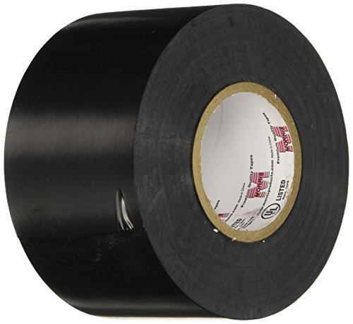 Image of Morris 60202 Black Commercial Grade Vinyl Electrical Tape, 8.5 mil, 66' Length, 2 inch Width
