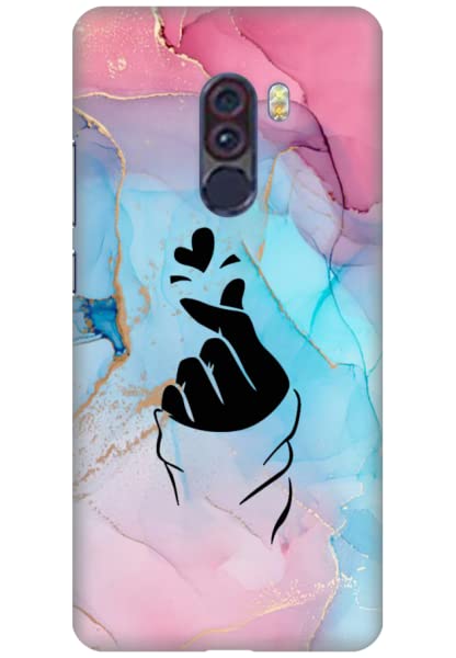 COBERTA Printed Back Cover for POCO F1 - Korean Heart On Cute Pink Blue Marble (B0BPVT9XKC) Amazon Price History, Amazon Price Tracker