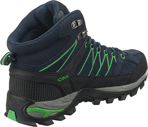 CMP - Rigel Mid Trekking Shoes Wp, B.Blue-Gecko, 43