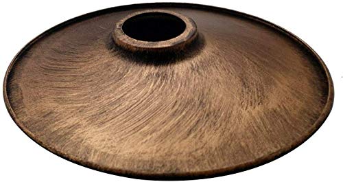 Vintage Retro Pendant Light Shade Industrial Metal Ceiling Cover E27 Base. (Brushed Copper, 1)