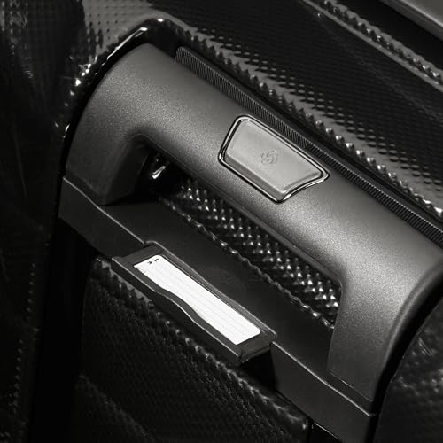 Image of Samsonite Proxis Medium Hardside Luggage with Dual Spinner Wheels - Innovative Roxkin Lightweight Shell With Ultimate Durability- Includes TSA Lock, Ergonomic Telescoping Handle - Black