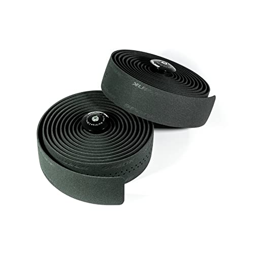 Spank Gravel Drop Bar Tape & Plug with Deluxe Short Fiber Bar Tape and Plug for Your Gravel, Adventure and Bike Packing Cockpit